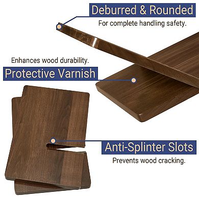 Solid Wood Cookbook Stand