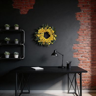 Sunflower Daisy Wreath for Door