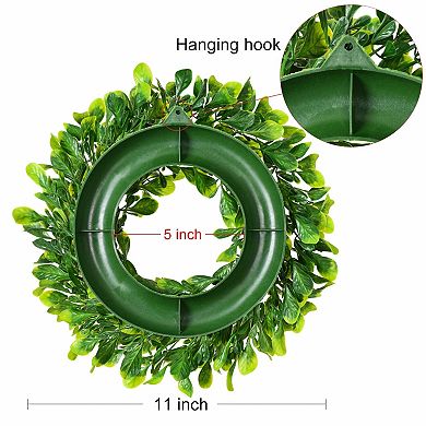 Mini Boxwood Greenery Wreath