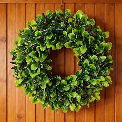 Mini Boxwood Greenery Wreath