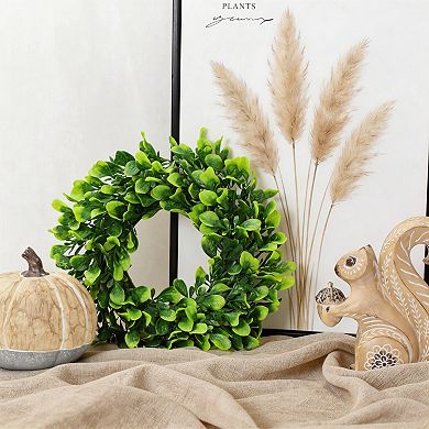 Mini Boxwood Greenery Wreath