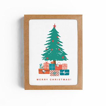 Christmas Tree Greeting Card Boxed Set Matte Cardstock