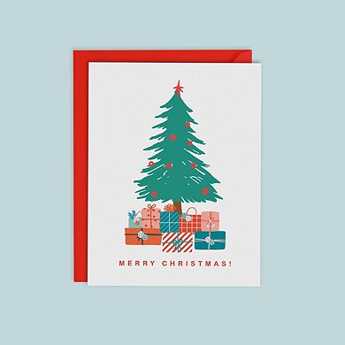 Christmas Tree Greeting Card Boxed Set Matte Cardstock