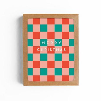 Christmas Greeting Card. Boxed Set Matte Cardstock