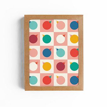 Christmas Ornaments Greeting Card.