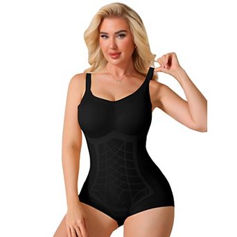 Seamless Shapewear Bodysuit for Women Tummy Control Waist Cincher Brief Bodyshaper