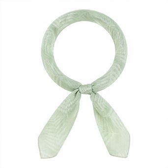 Women's Flowers Scarf Pastoral Square Lightweight Neckerchief Head Wrap Headhand for Travel Holiday