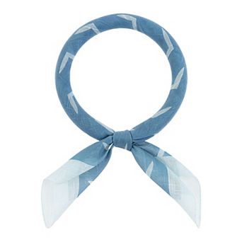 Women's Seagull Scarf Square Fresh Pastoral Style Neckerchief Head Wrap Bandanas