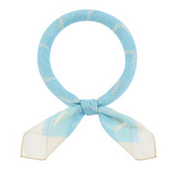 Women's Seagull Scarf Square Fresh Pastoral Style Neckerchief Head Wrap Bandanas