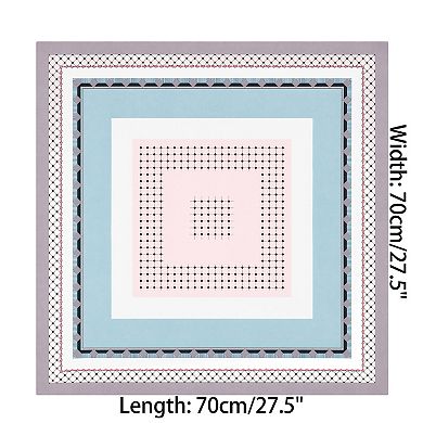 Women's Grid Graphics Scarf Square Silky Satin Elegant Head Wrap Bandanas Neck Scarves