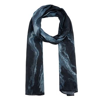 Women's Tie-dye Gradient Scarf Chiffon Long Lightweight Head Wrap for Travel Holiday