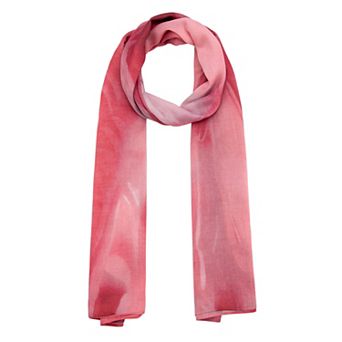 Women's Tie-dye Gradient Scarf Chiffon Long Lightweight Head Wrap for Travel Holiday