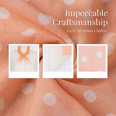 Women's Coin Pattern Scarf Square Lightweight Simple Neckerchief Head Wrap for Springtime