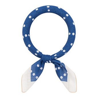 Women's Circular Arrangement Prints Scarf Pastoral Square Lightweight Neckerchief Head Wrap Bandanas