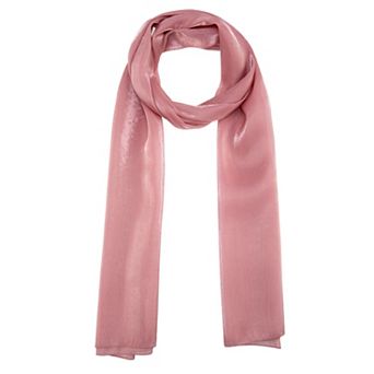 Women Organza Sparkly Metallic Long Scarves Semi-Sheer Lightweight Shiny Beach Shawl Wrap Hijab