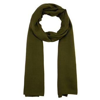 Women Solid Color Soft Cotton Blend Long Scarves Beach Shawl Wrap Hijab