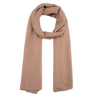 Women Solid Color Soft Cotton Blend Long Scarves Beach Shawl Wrap Hijab