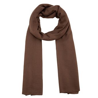 Women Solid Color Soft Cotton Blend Long Scarves Beach Shawl Wrap Hijab