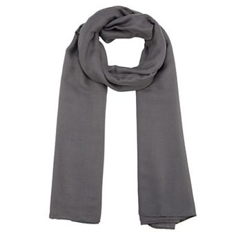 Women Solid Color Soft Cotton Blend Long Scarves Beach Shawl Wrap Hijab