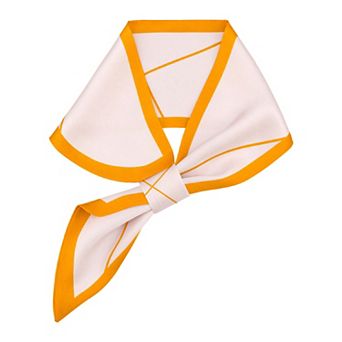 Women's Skinny Satin Silky Printed Scarves Easy Pull-Through Narrow Long Neckerchief Scarf