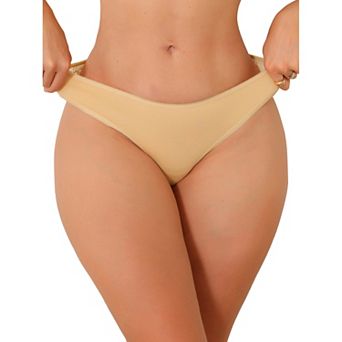Women's Low Waist Tangas Lace Floral Mesh See Through Thongs T-Back Breathable Underwear