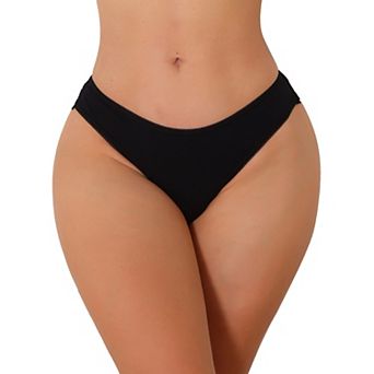 Women's Low Waist Tangas Lace Floral Mesh See Through Thongs T-Back Breathable Underwear