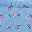 Sky Blue Ditsy