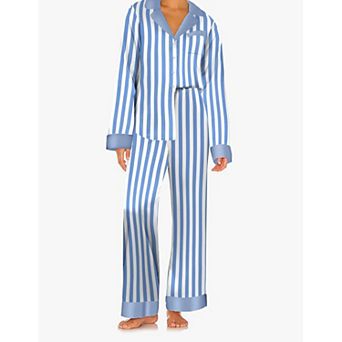 Ekouaer Silk Pajamas Funny Graphic Pajama Set Satin Pajama Sets Lounge Set Panda Print Pajamas