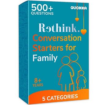 QUOKKA Conversation Family Games for Kids and Adults - 500 Questions