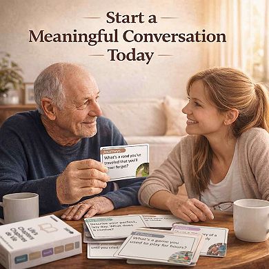 QUOKKA Memory and Conversation Cards for Seniors Phrase Matching Game and Conversation Cards