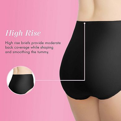 Exquisite Form Control Top Basic Slimming Body Shaper Panties, Medium Control, 2-Pack - 51070402