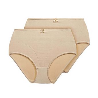 Exquisite Form Control Top Basic Slimming Body Shaper Panties, Medium Control, 2-Pack - 51070402