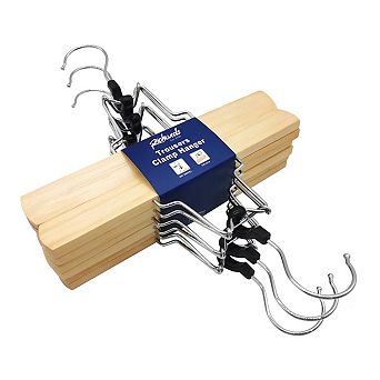 Set of 6 Trouser Clamp Hangers