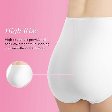 Exquisite Form Control Top Slimming Body Shaper Panties, Medium Control, Lace, 2-Pack - 51070261