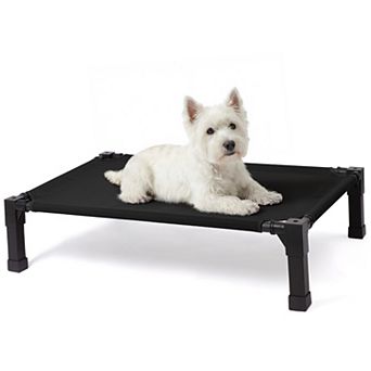 Elevated Cooling Dog Bed,Steel-Framed and Non-Slip Feet, Raised Dog Bed with Waterproof Teslin Mesh