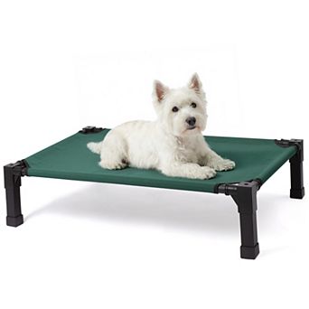 Elevated Cooling Dog Bed,Steel-Framed and Non-Slip Feet, Raised Dog Bed with Waterproof Teslin Mesh