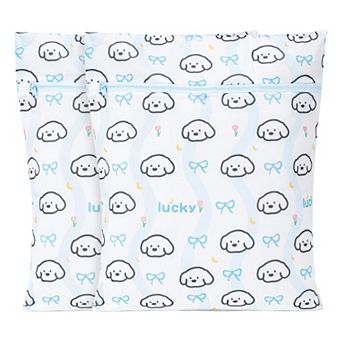 2 pc Mesh Laundry Bags, Durable Zipper Closure Laundry Bag for Delicates