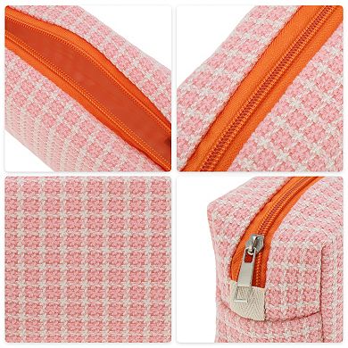 1Pc Woven Pencil Case Braided Style Braided Style Drawstring Bag