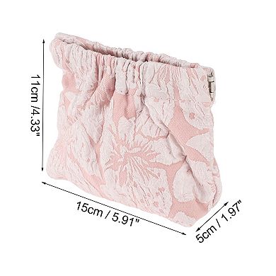 Women Embroidery Snap Closure Bag for Outdoor Activities Gym