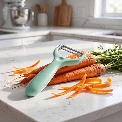 Plastic Vegetable Peeler, Durable Potato Peeler with Ergonomic Handle for Kitchen