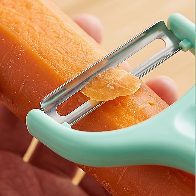 Plastic Vegetable Peeler, Durable Potato Peeler with Ergonomic Handle for Kitchen