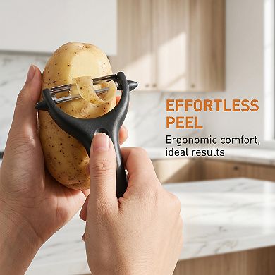 Plastic Apple Peeler, Durable Potato Peeler with Ergonomic Handle, Y Peelers for Kitchen