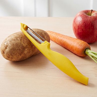 Plastic Vegetable Peeler with Ergonomic Handle - Durable Tool for Peeling Potatoes