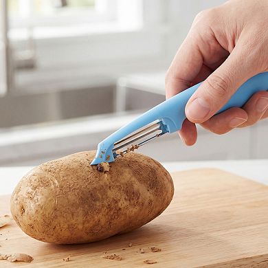 Plastic Vegetable Peeler with Ergonomic Handle - Durable Tool for Peeling Potatoes