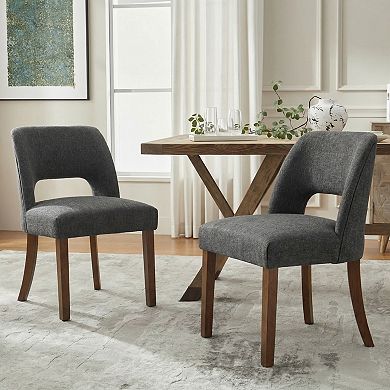 Upholstered Back Side Dining Chair (Set of 2)