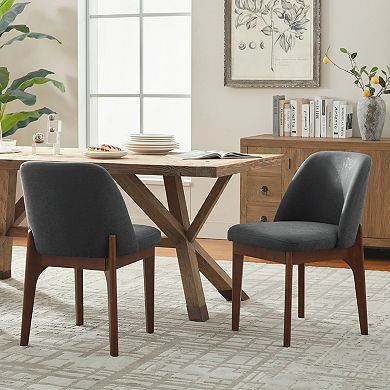 Faux Leather Dining Chairs（Set of 2）