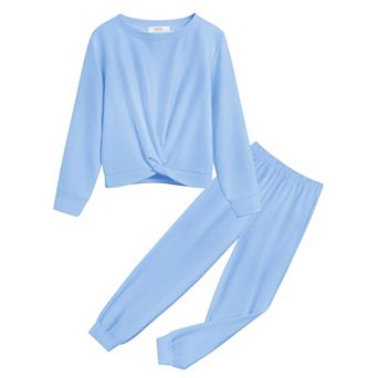 Arshiner Girl Two Piece Pullover Sweatshirt And Sweatpants Pant Set Fall Clothes Outfit