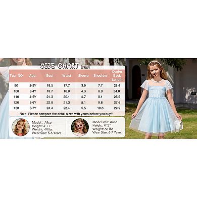 Arshiner Dress For Toddler Ruffle Sleeve