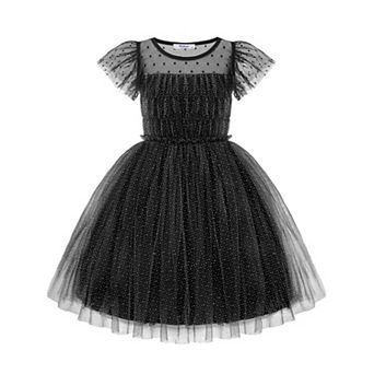 Arshiner Dress For Toddler Ruffle Sleeve