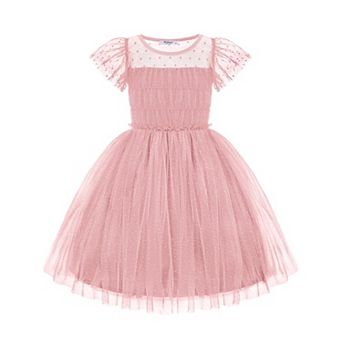 Arshiner Dress For Toddler Ruffle Sleeve